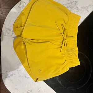 Albion Bright Yellow Athletic Shorts!